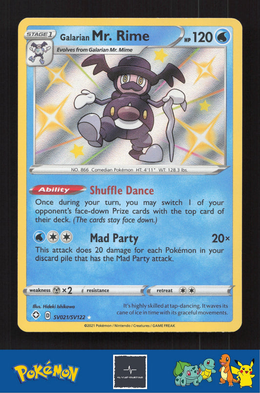 2021 Pokemon SWSH Shining Fates SV021/SV122 Galarian Mr. Rime