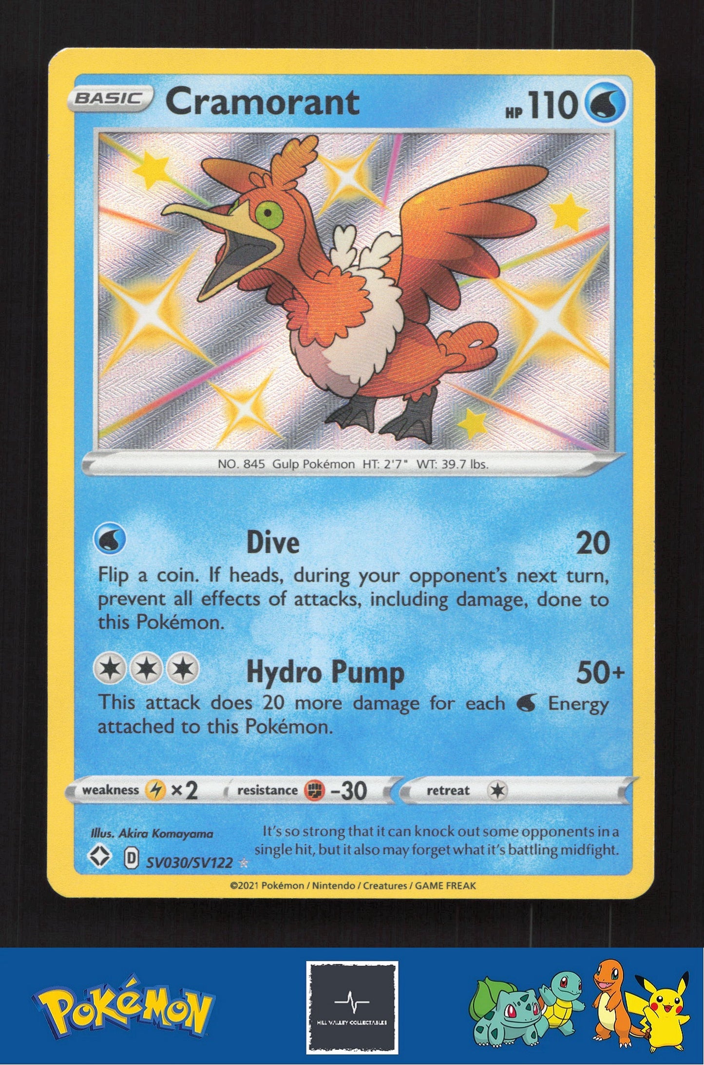 2021 Pokemon SWSH Shining Fates SV030/SV122 Cramorant