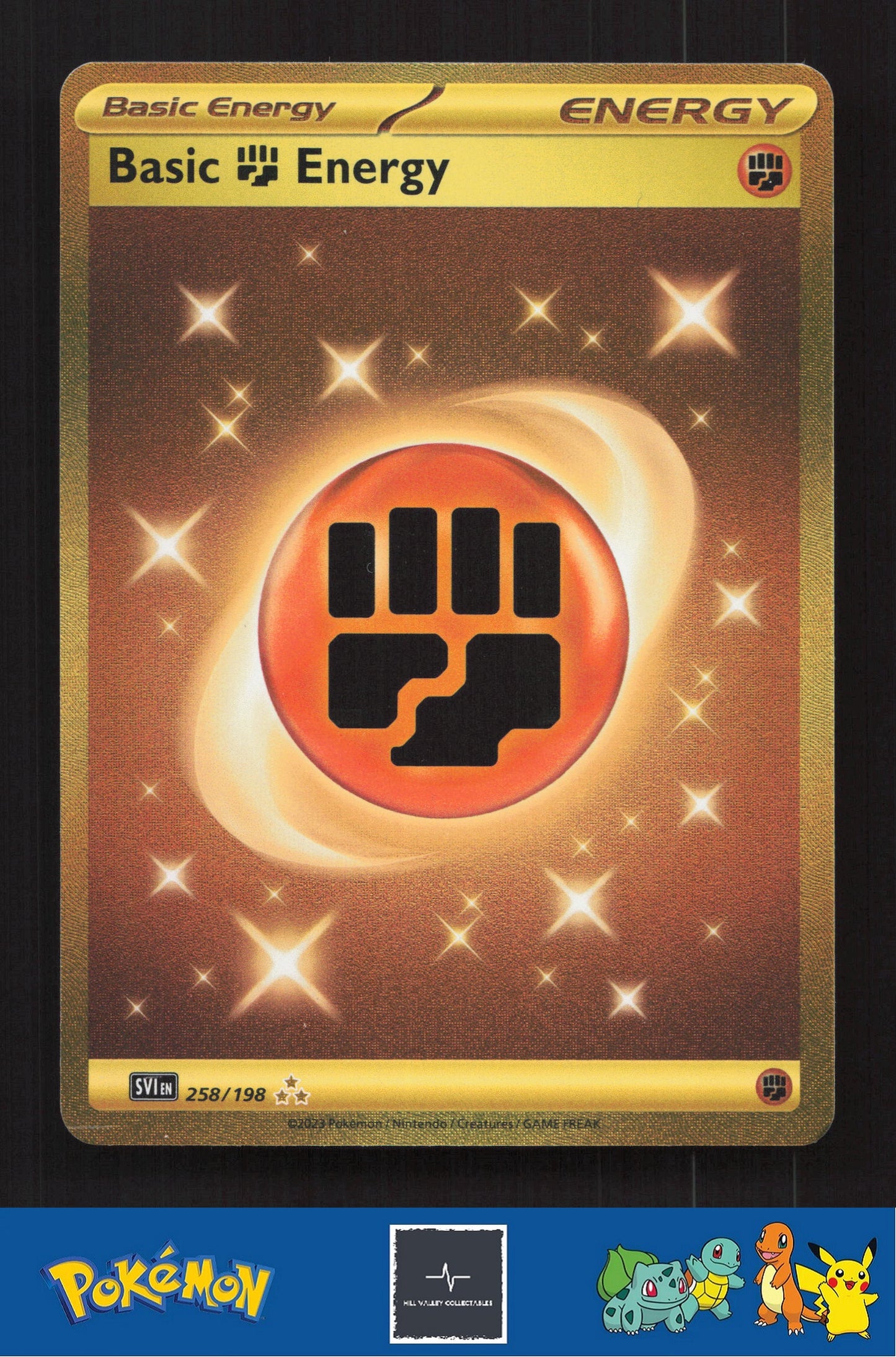 2023 Pokemon SVI Scarlet & Violet Base Set 258/198 Basic Fighting Energy