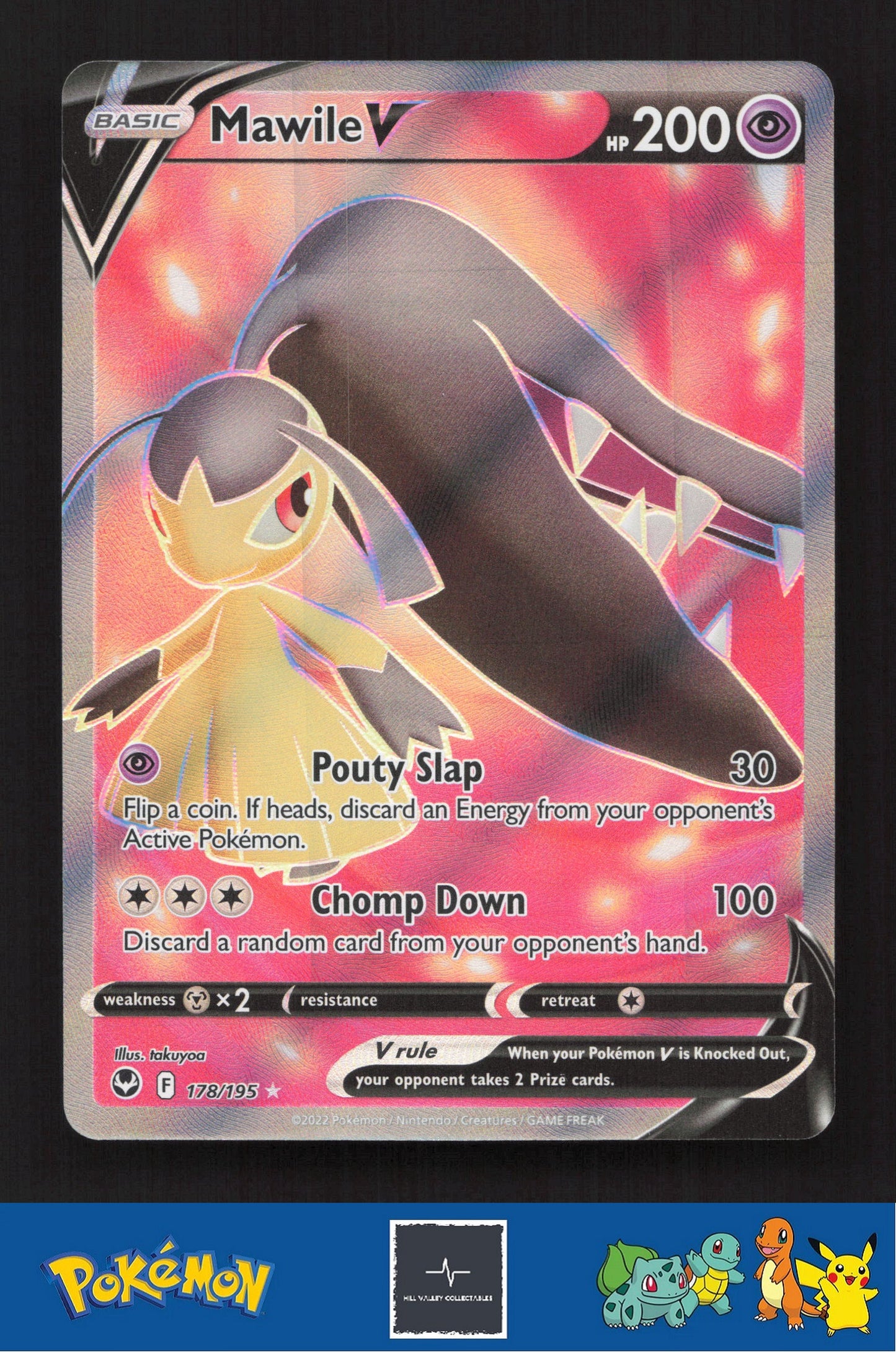 2022 Pokemon SWSH Silver Tempest 178/195 Mawile V