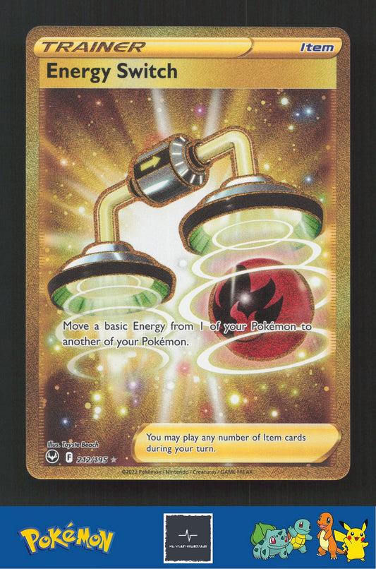 2022 Pokemon SWSH Silver Tempest 212/195 Energy Switch