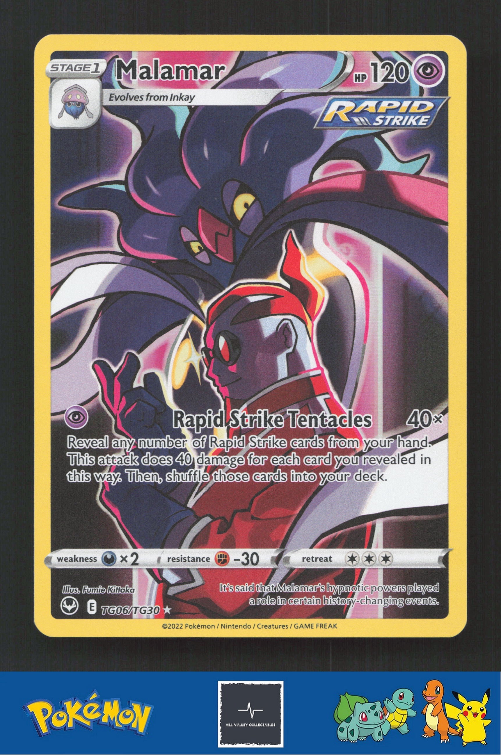 2022 Pokemon SWSH Silver Tempest TG06/TG30 Malamar