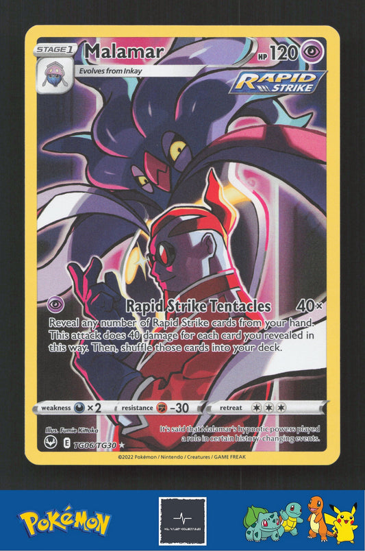 2022 Pokemon SWSH Silver Tempest TG06/TG30 Malamar