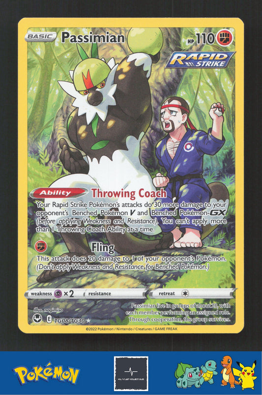 2022 Pokemon SWSH Silver Tempest TG08/TG30 Passimian