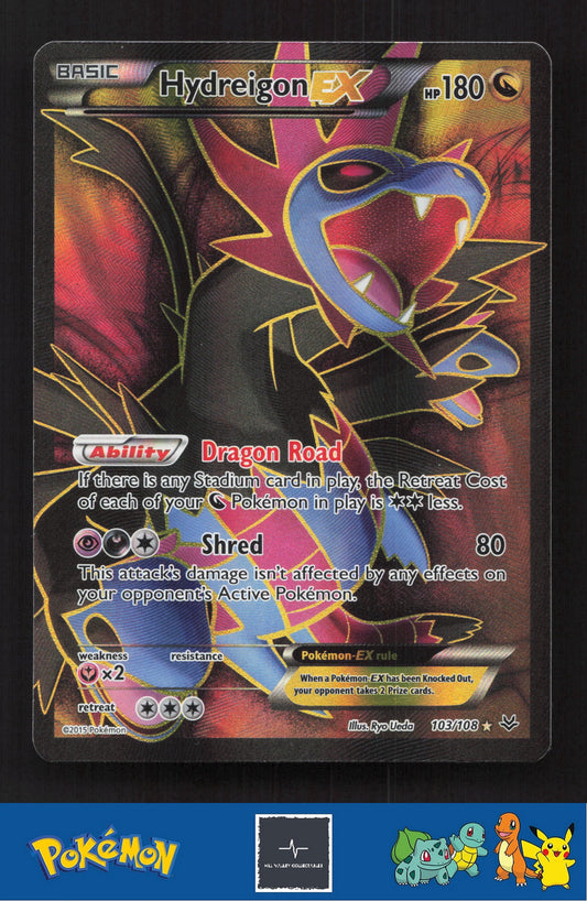 2015 Pokemon XY Roaring Skies 103/108 Hydreigon EX