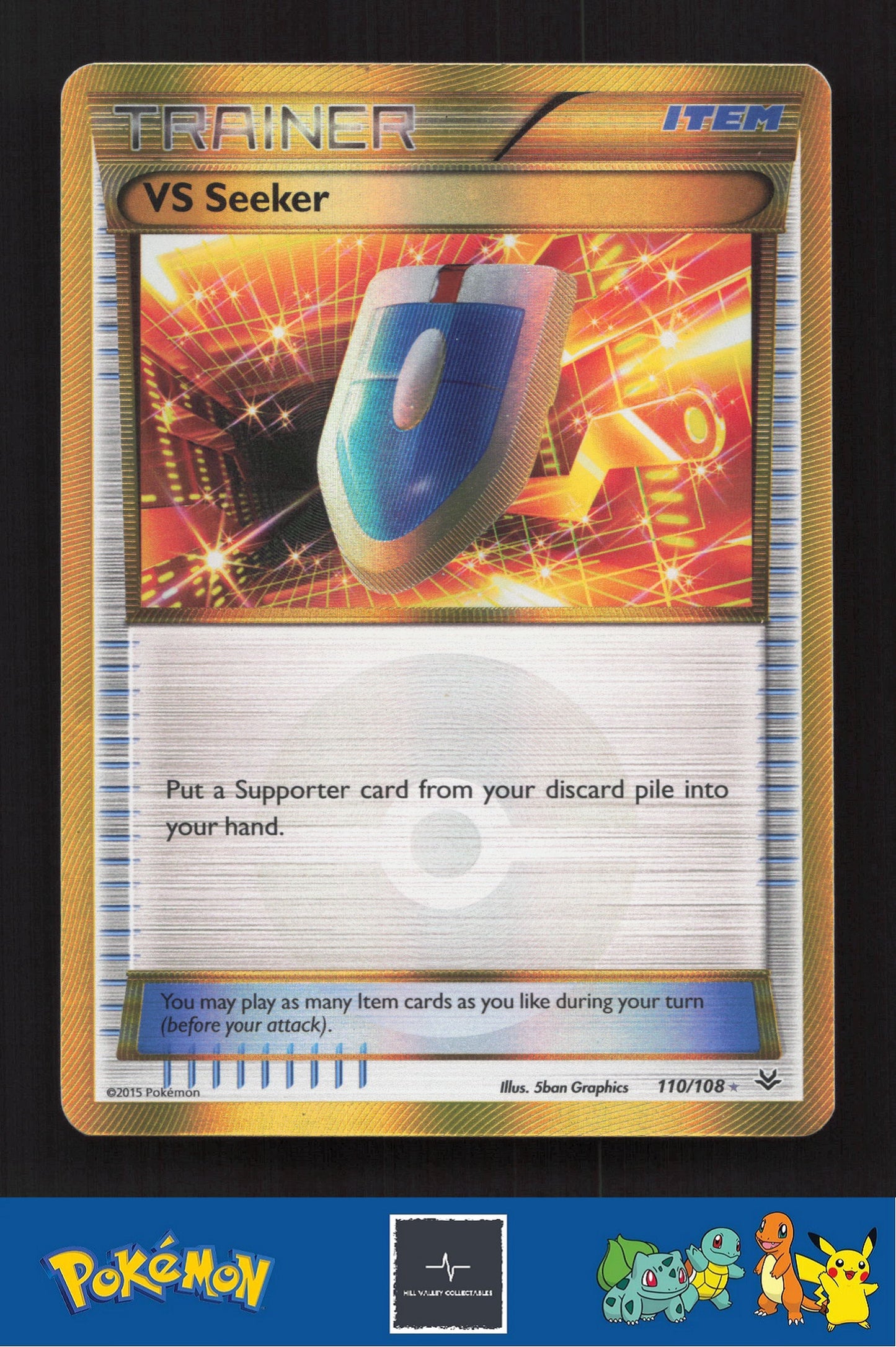 2015 Pokemon XY Roaring Skies 110/108 VS Seeker