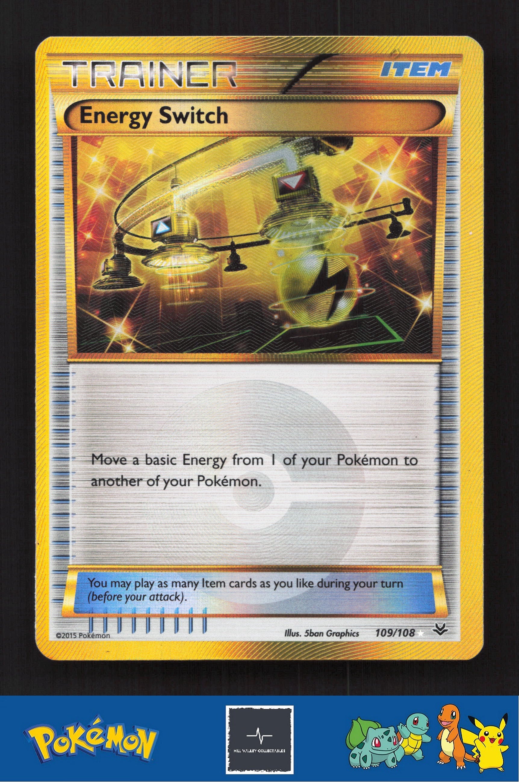 2015 Pokemon XY Roaring Skies 109/108 Energy Switch