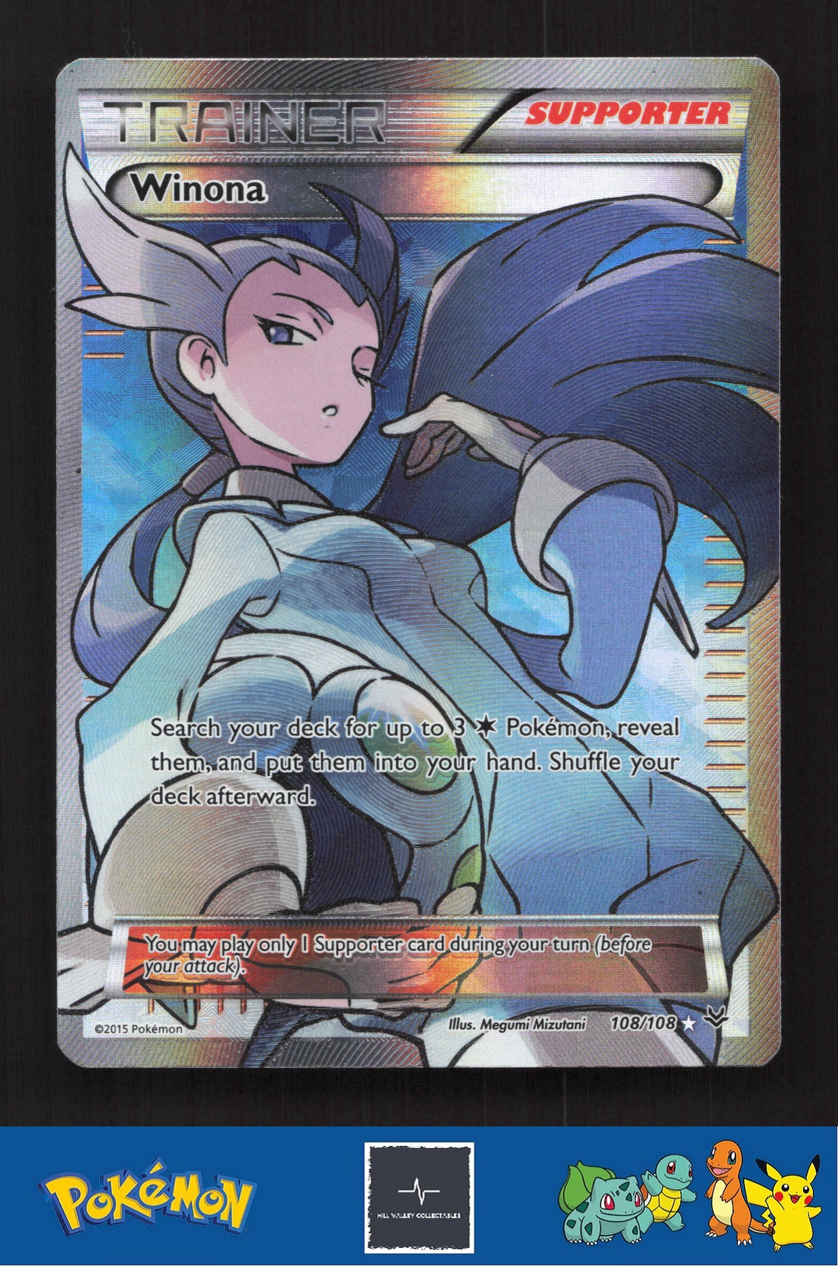 2015 Pokemon XY Roaring Skies 108/108 Winona