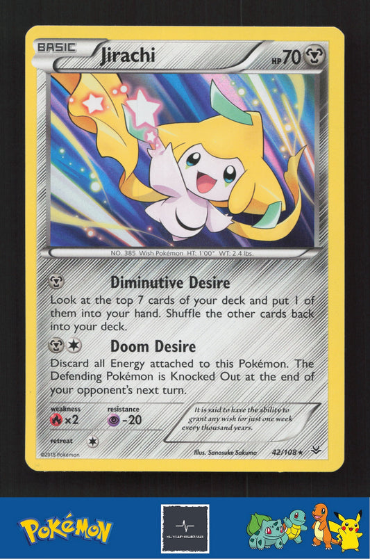 2015 Pokemon XY Roaring Skies 42/108 Jirachi Holo