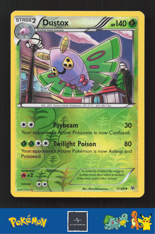 2015 Pokemon XY Roaring Skies 7/108 Dustox Reverse