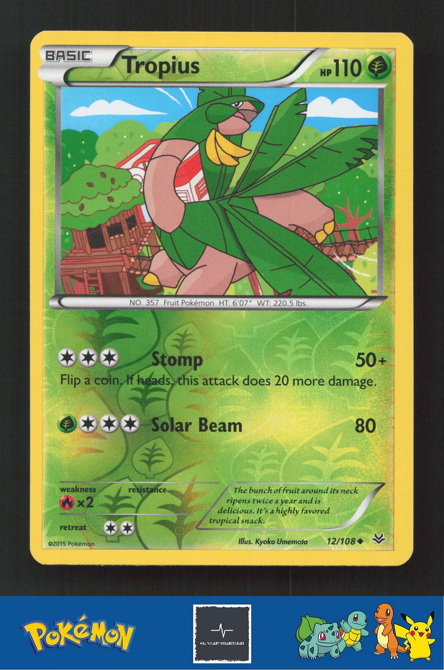 2015 Pokemon XY Roaring Skies 12/108 Tropius Reverse