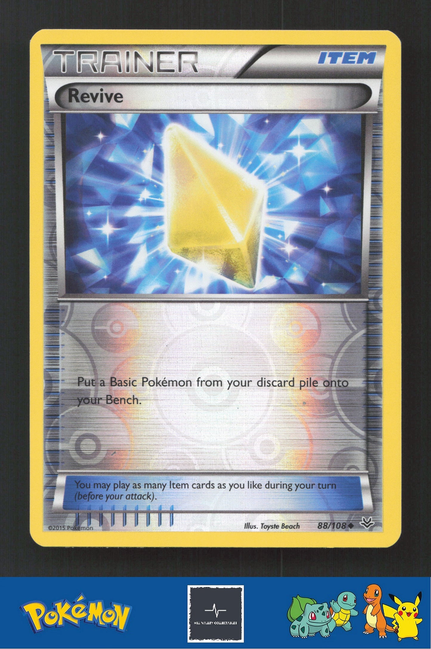 2015 Pokemon XY Roaring Skies 88/108 Revive Reverse