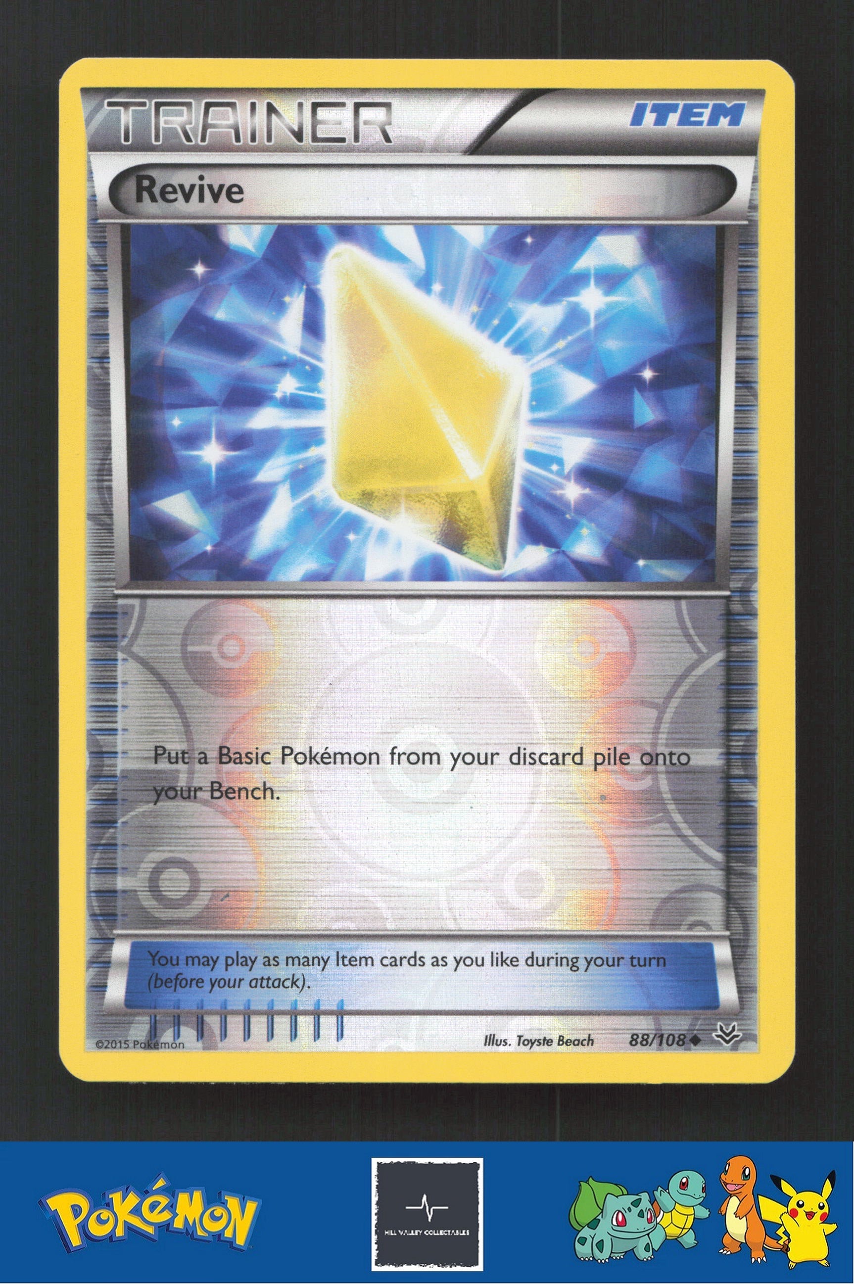 2015 Pokemon XY Roaring Skies 88/108 Revive Reverse