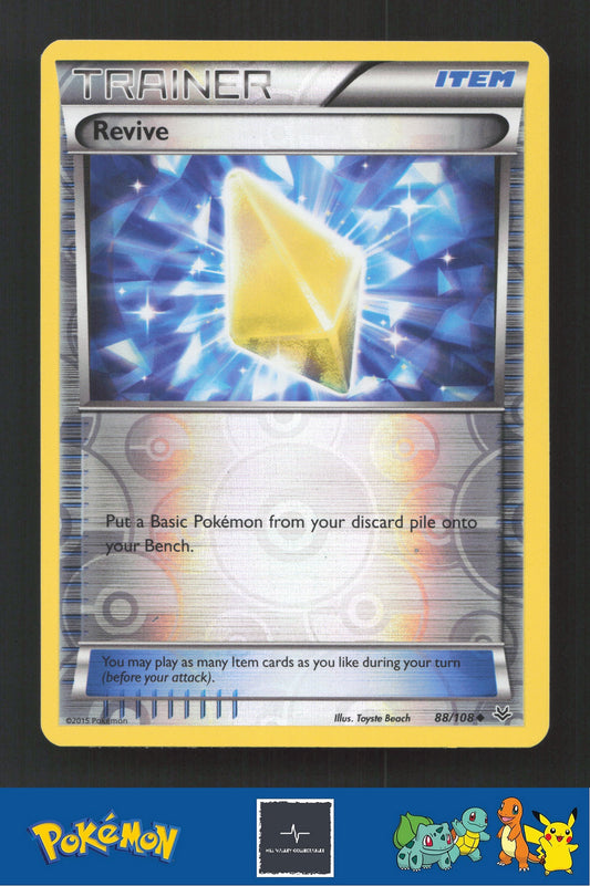 2015 Pokemon XY Roaring Skies 88/108 Revive Reverse