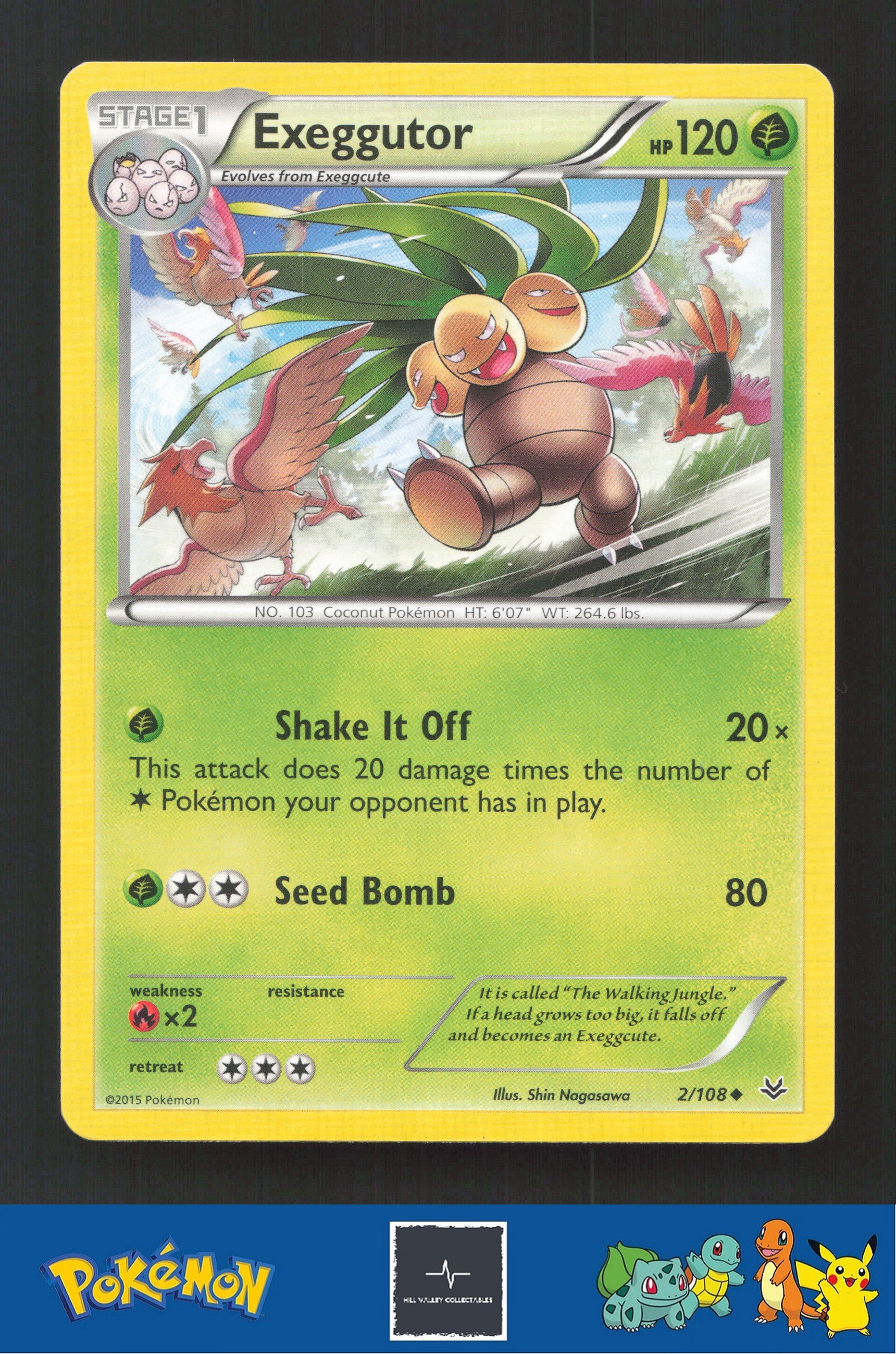 2015 Pokemon XY Roaring Skies 2/108 Exeggutor