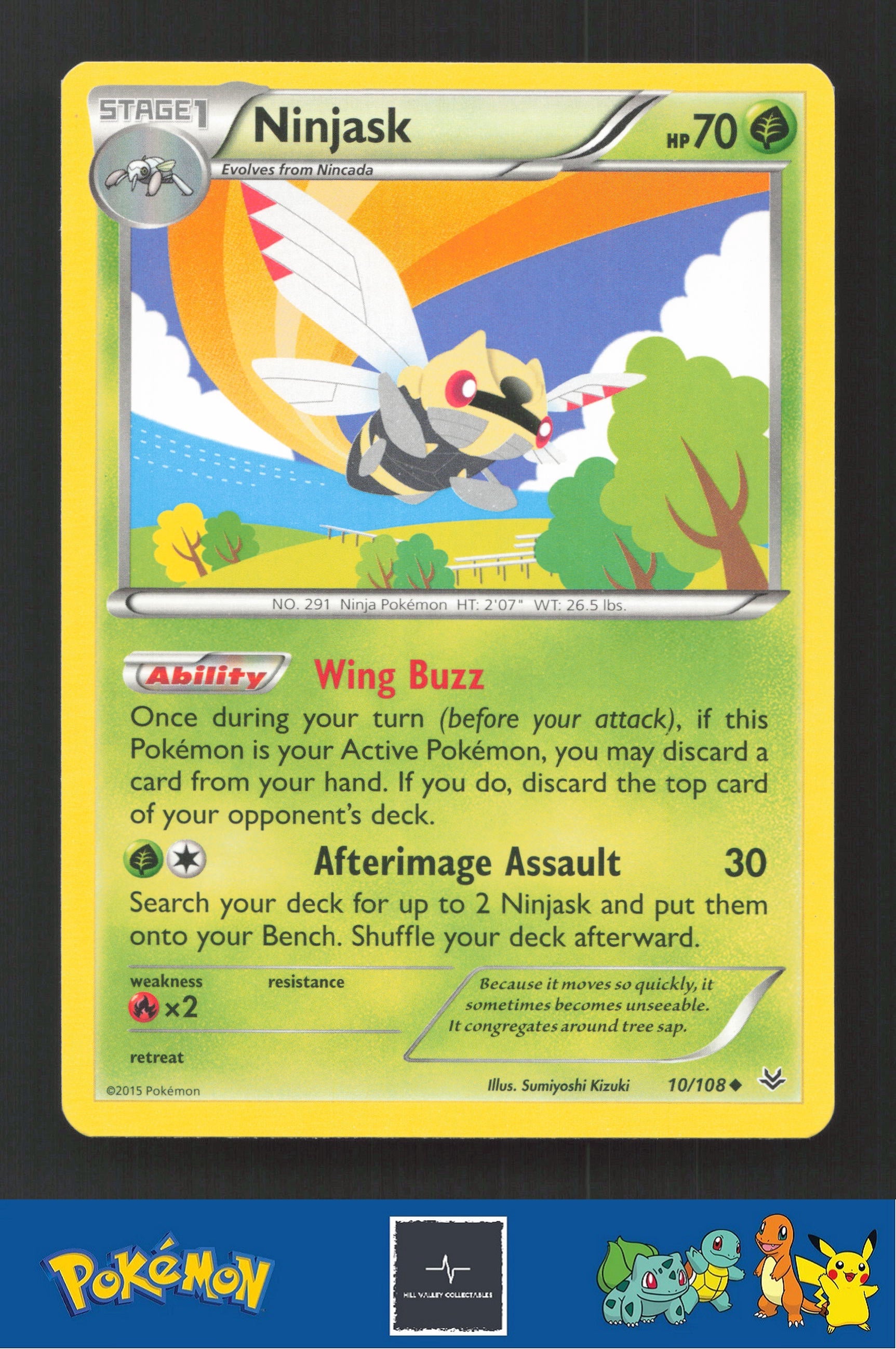 2015 Pokemon XY Roaring Skies 10/108 Ninjask