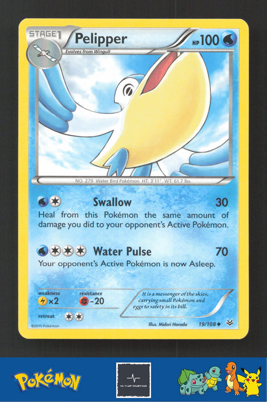 2015 Pokemon XY Roaring Skies 19/108 Pelipper