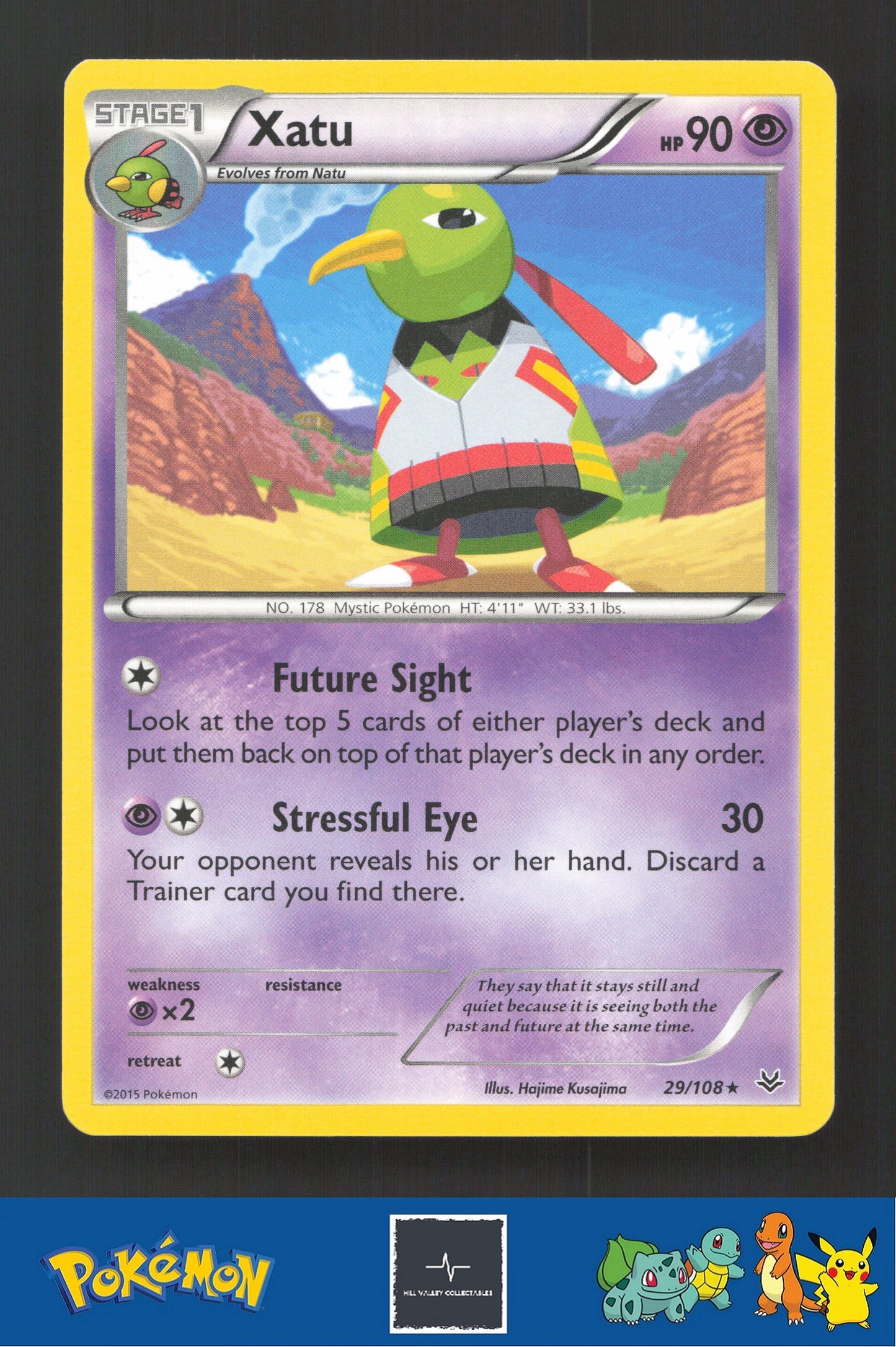 2015 Pokemon XY Roaring Skies 29/108 Xatu