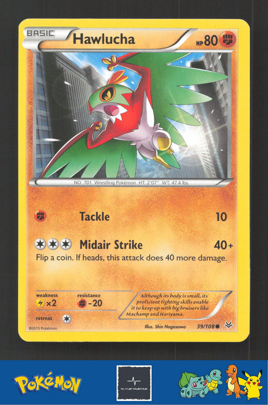 2015 Pokemon XY Roaring Skies 39/108 Hawlucha