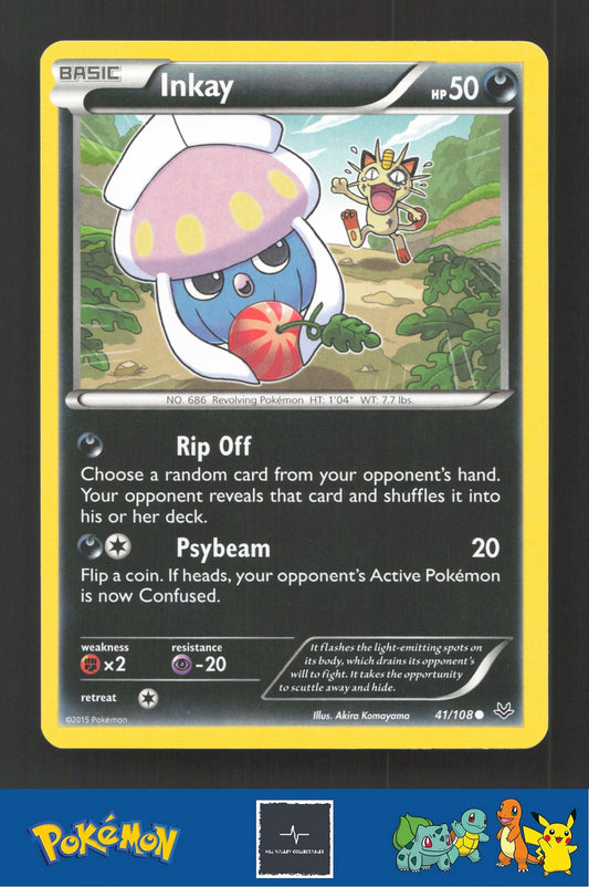 2015 Pokemon XY Roaring Skies 41/108 Inkay