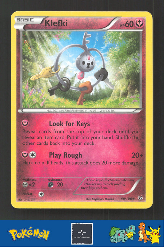 2015 Pokemon XY Roaring Skies 48/108 Klefki