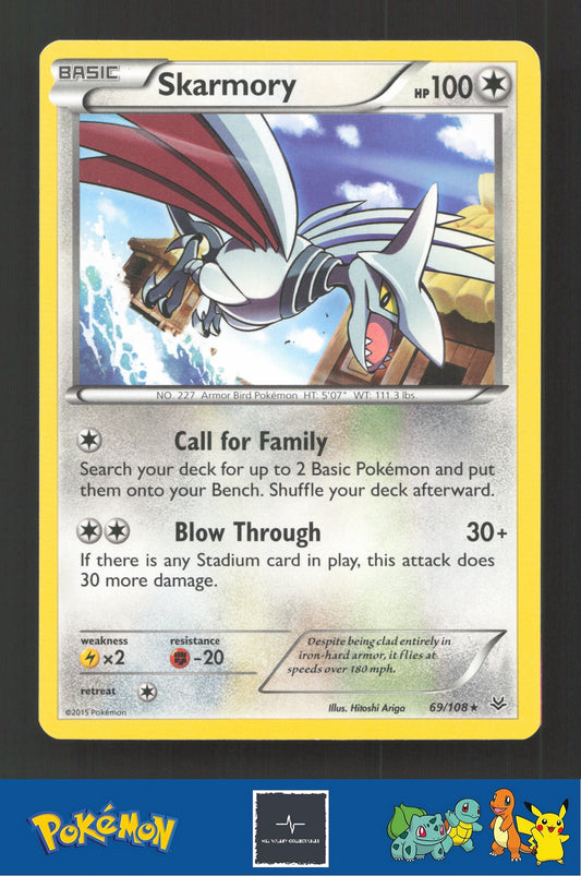 2015 Pokemon XY Roaring Skies 69/108 Skarmory