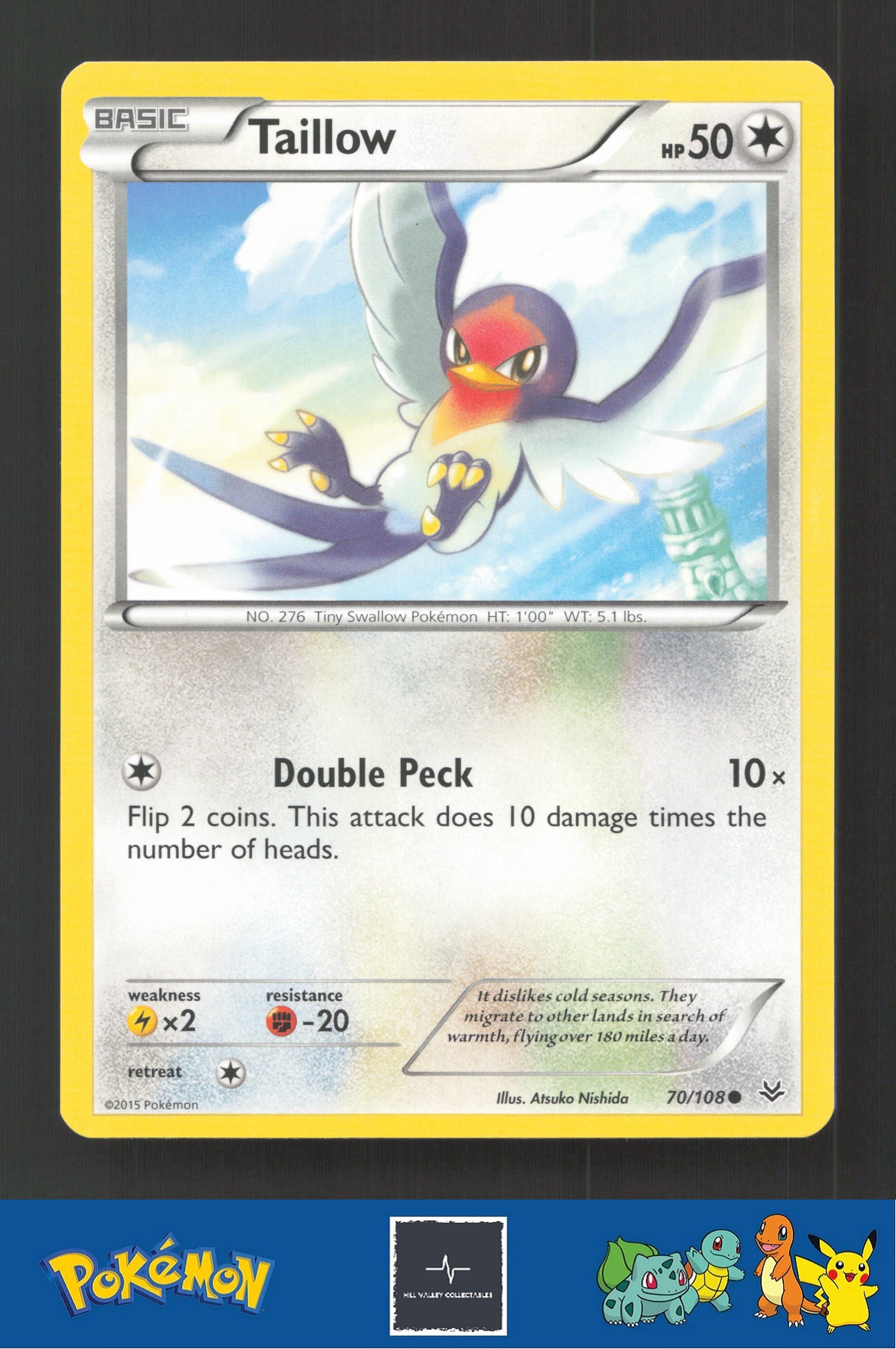 2015 Pokemon XY Roaring Skies 70/108 Taillow