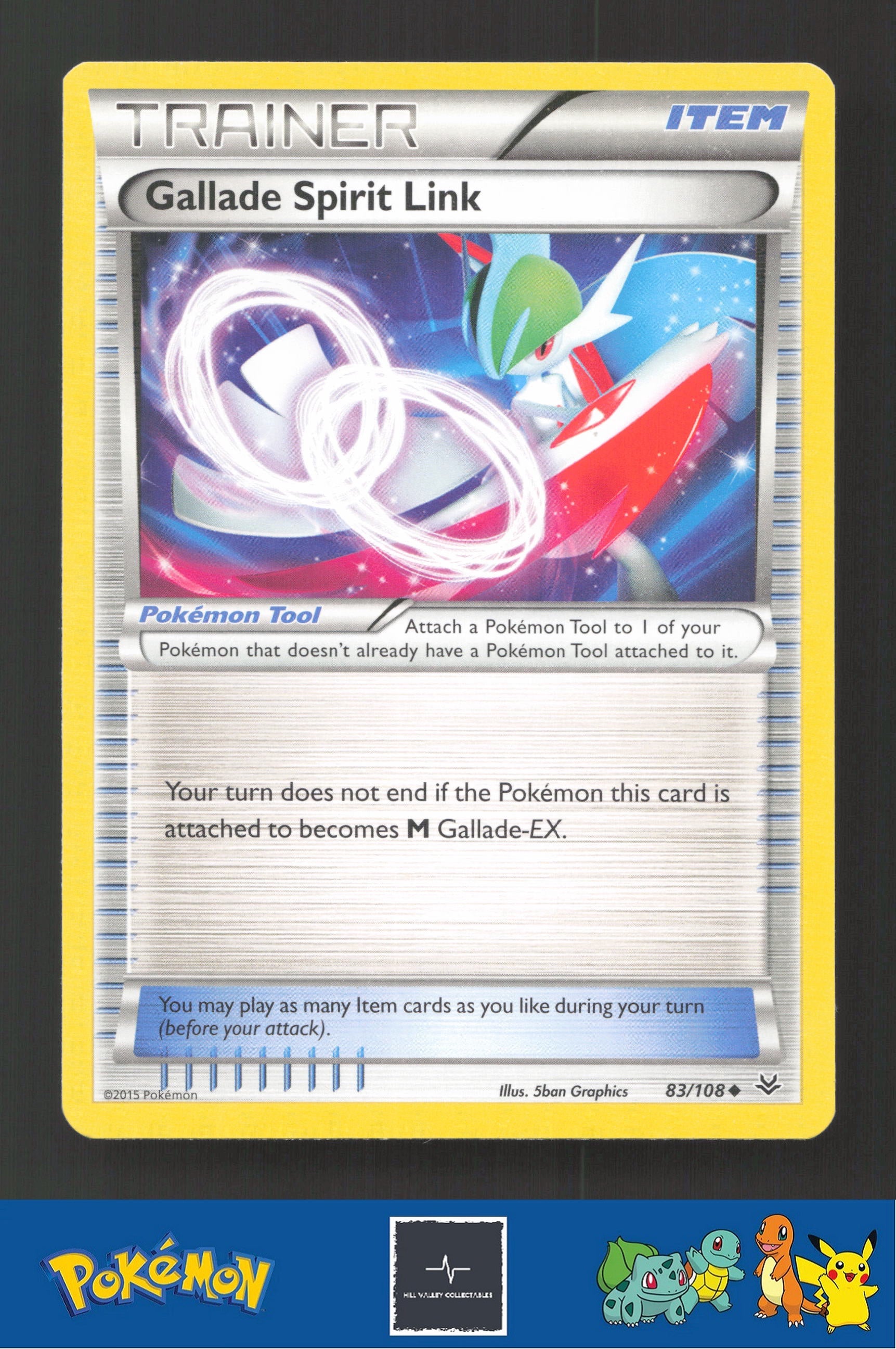 2015 Pokemon XY Roaring Skies 83/108 Gallade Spirit Link