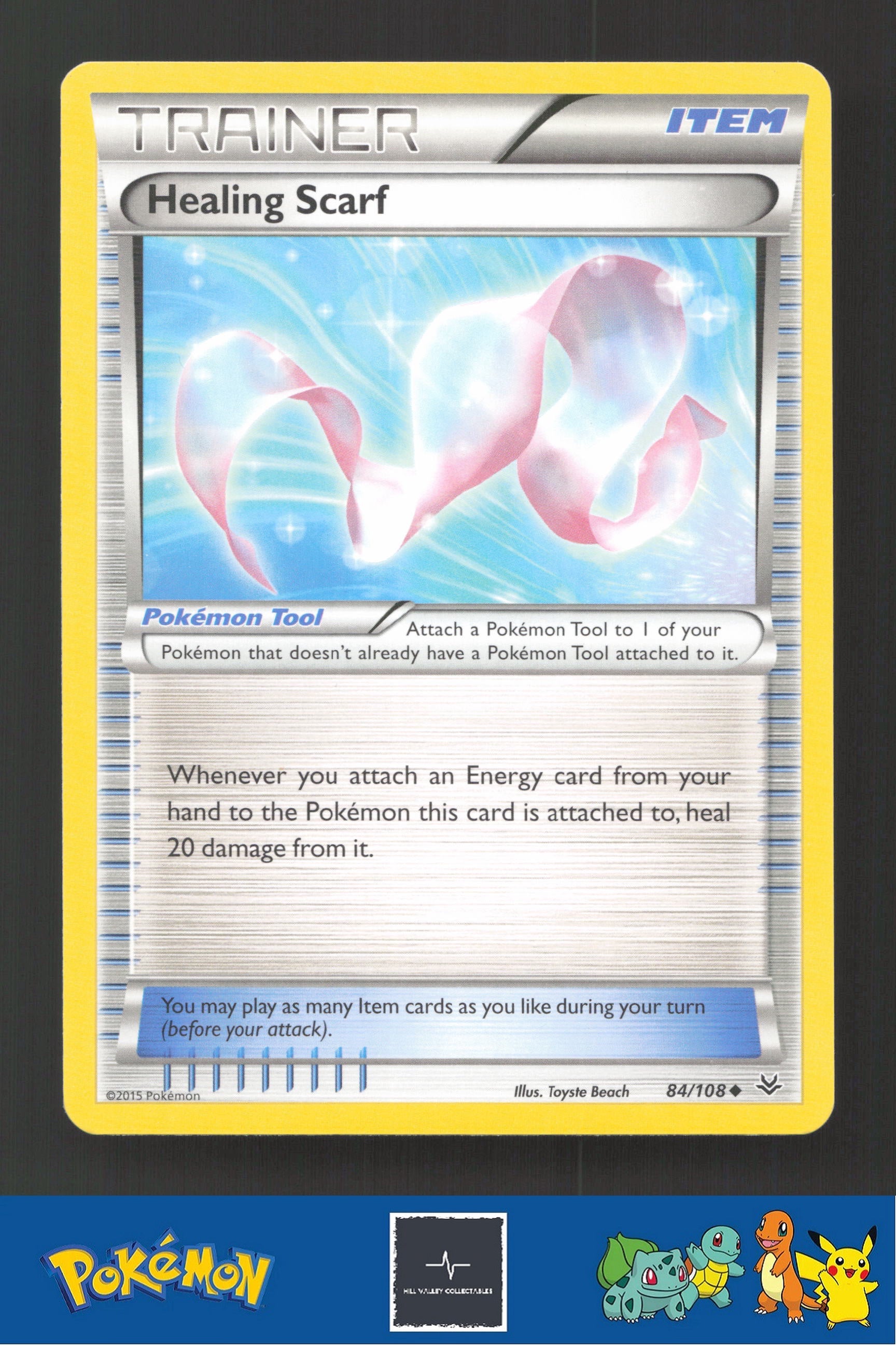 2015 Pokemon XY Roaring Skies 84/108 Healing Scarf