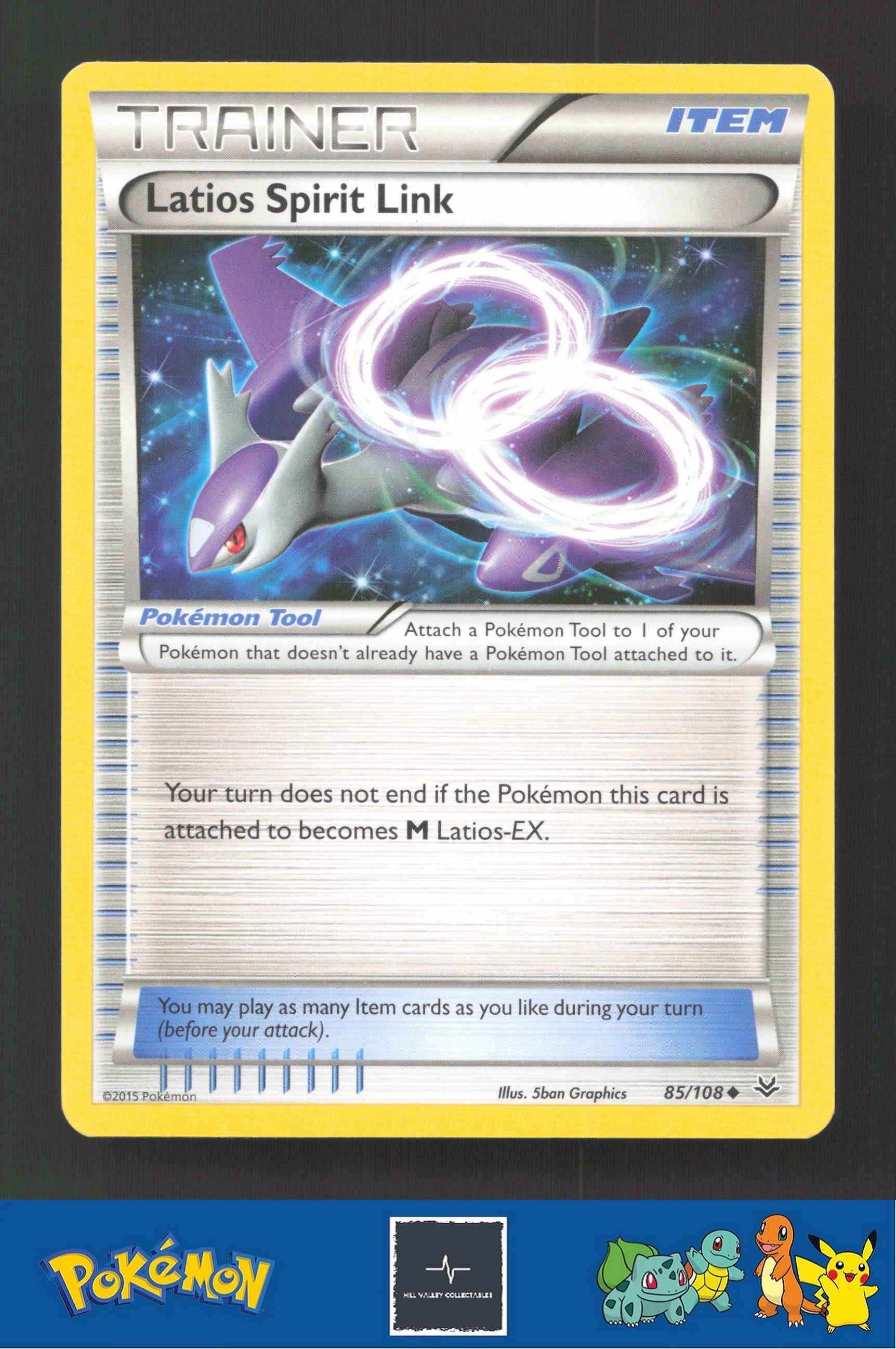 2015 Pokemon XY Roaring Skies 85/108 Latios Spirit Link