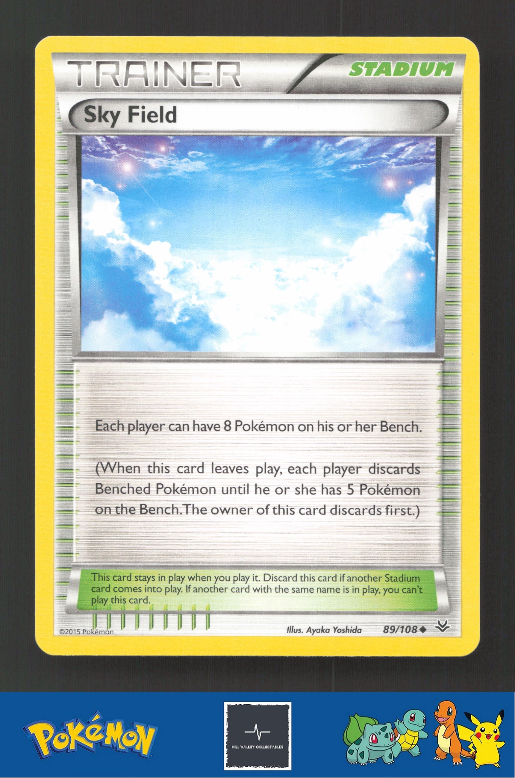 2015 Pokemon XY Roaring Skies 89/108 Sky Field