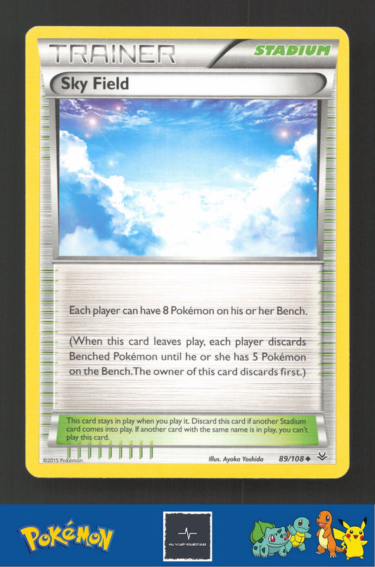 2015 Pokemon XY Roaring Skies 89/108 Sky Field