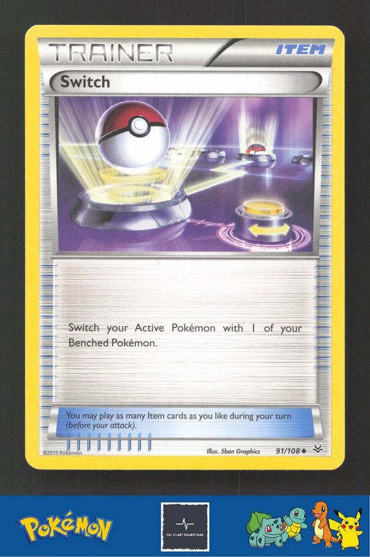 2015 Pokemon XY Roaring Skies 91/108 Switch