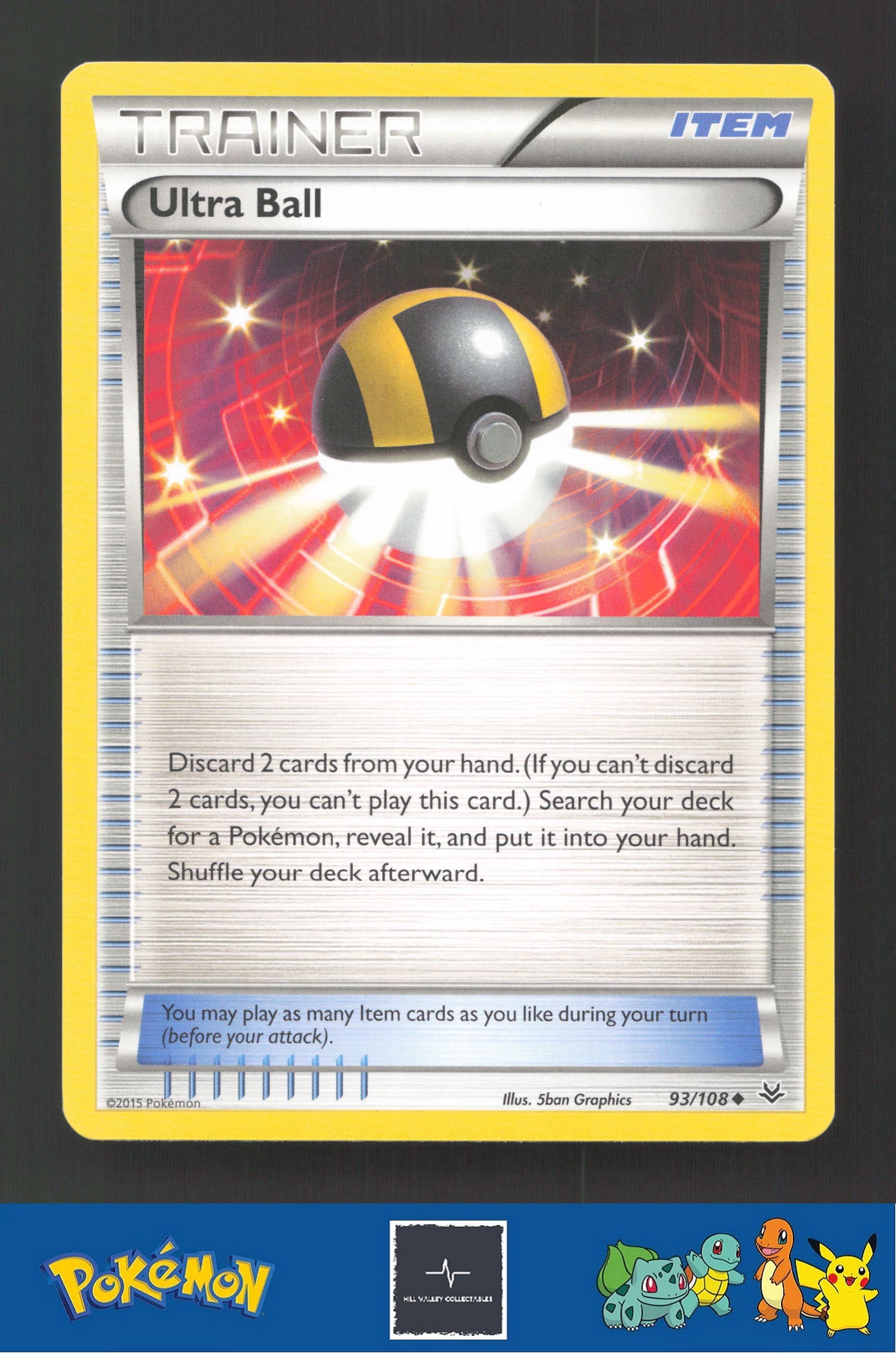 2015 Pokemon XY Roaring Skies 93/108 Ultra Ball