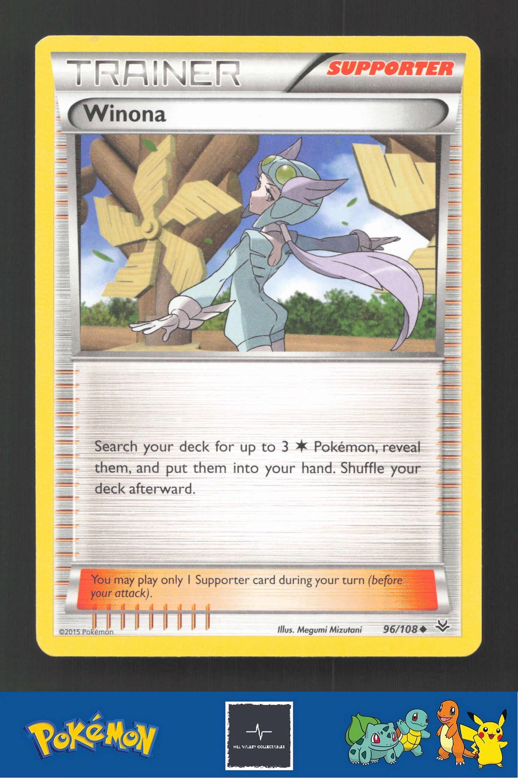 2015 Pokemon XY Roaring Skies 96/108 Winona