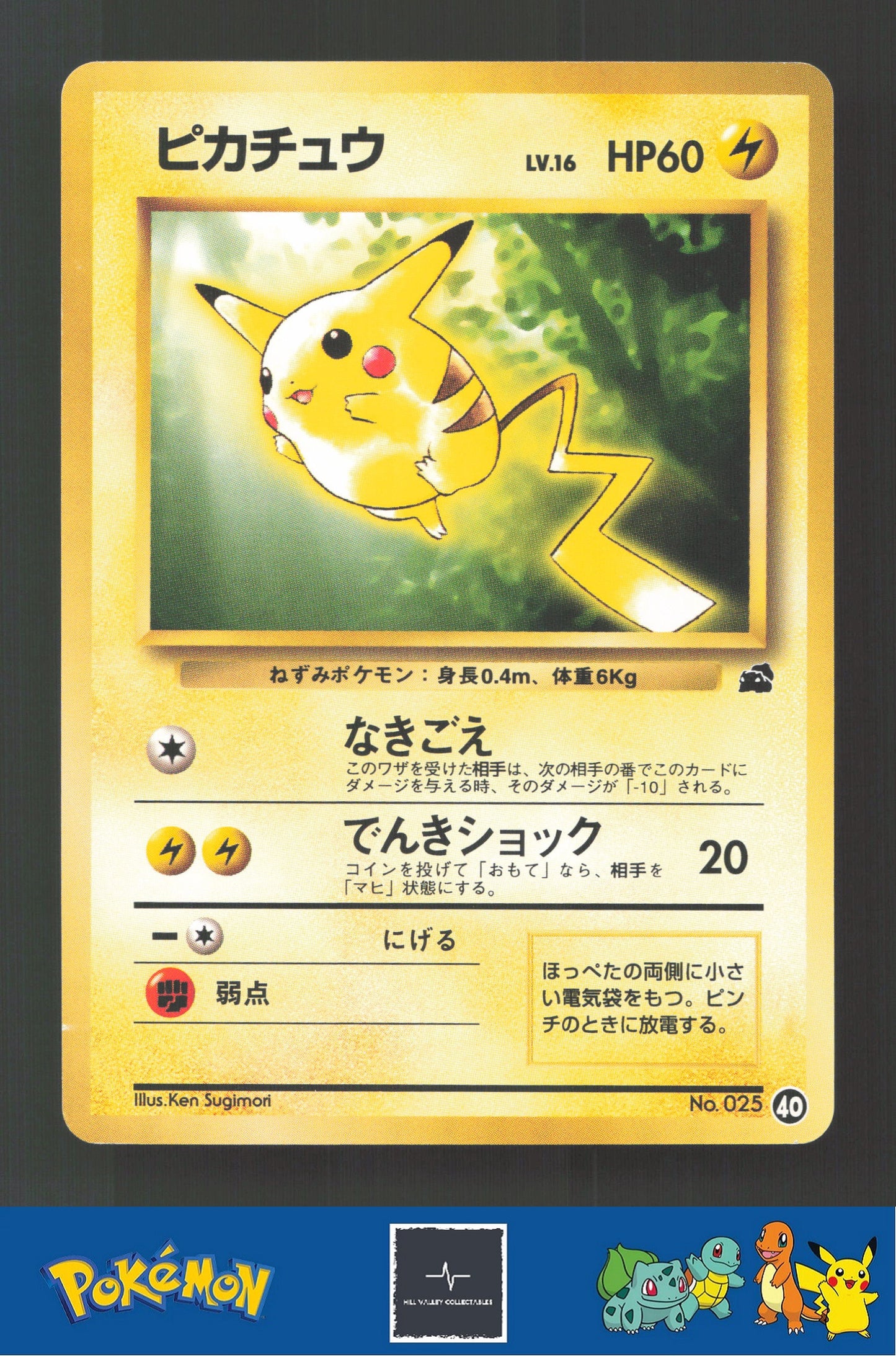 1999 Japanese Pokemon Squirtle / Bulbasaur VHS Deck 025 Pikachu #40