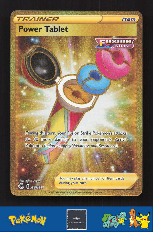 2021 Pokemon SWSH Fusion Strike 281/264 Power Tablet
