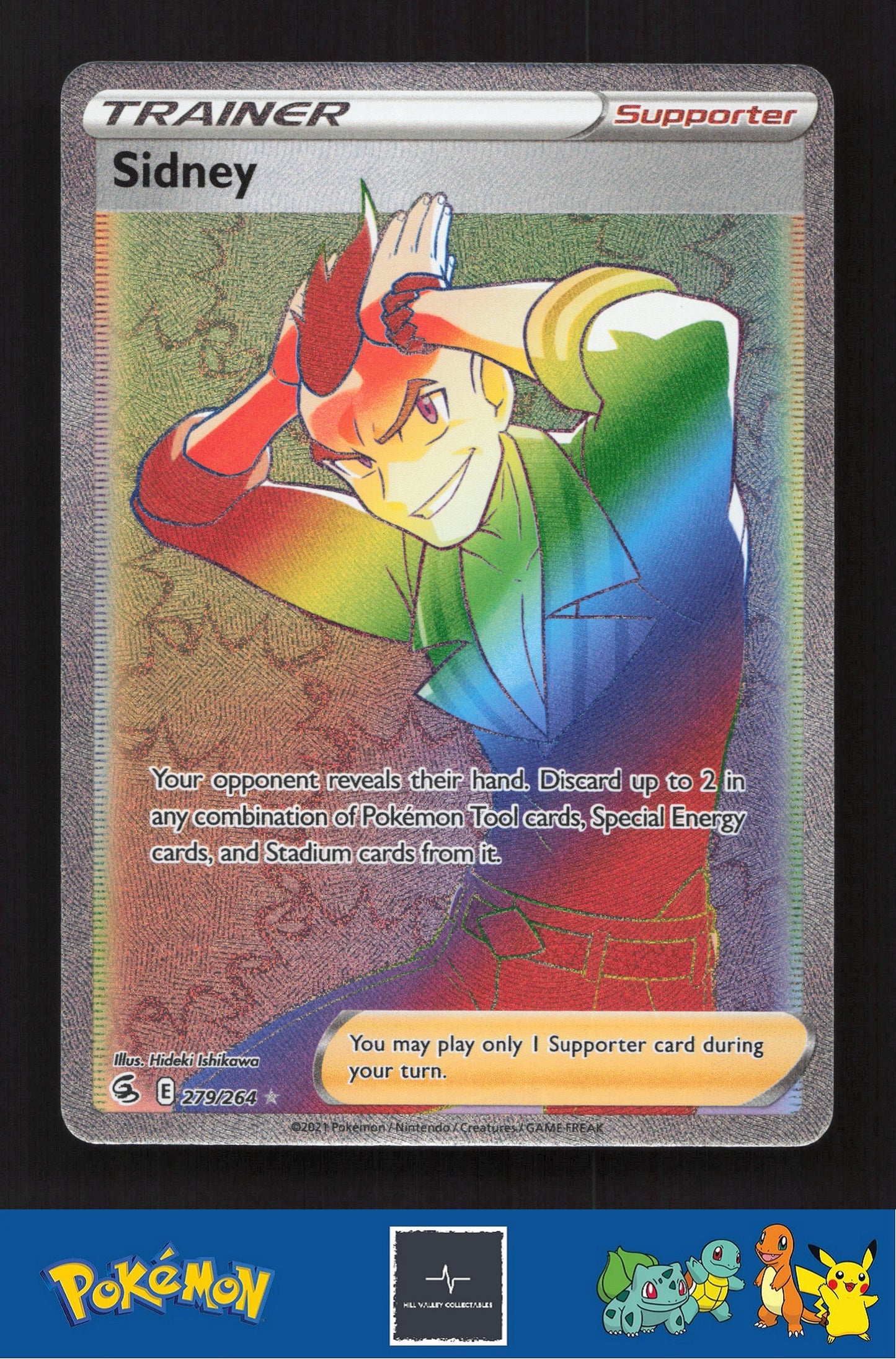 2021 Pokemon SWSH Fusion Strike 264/264 Sidney