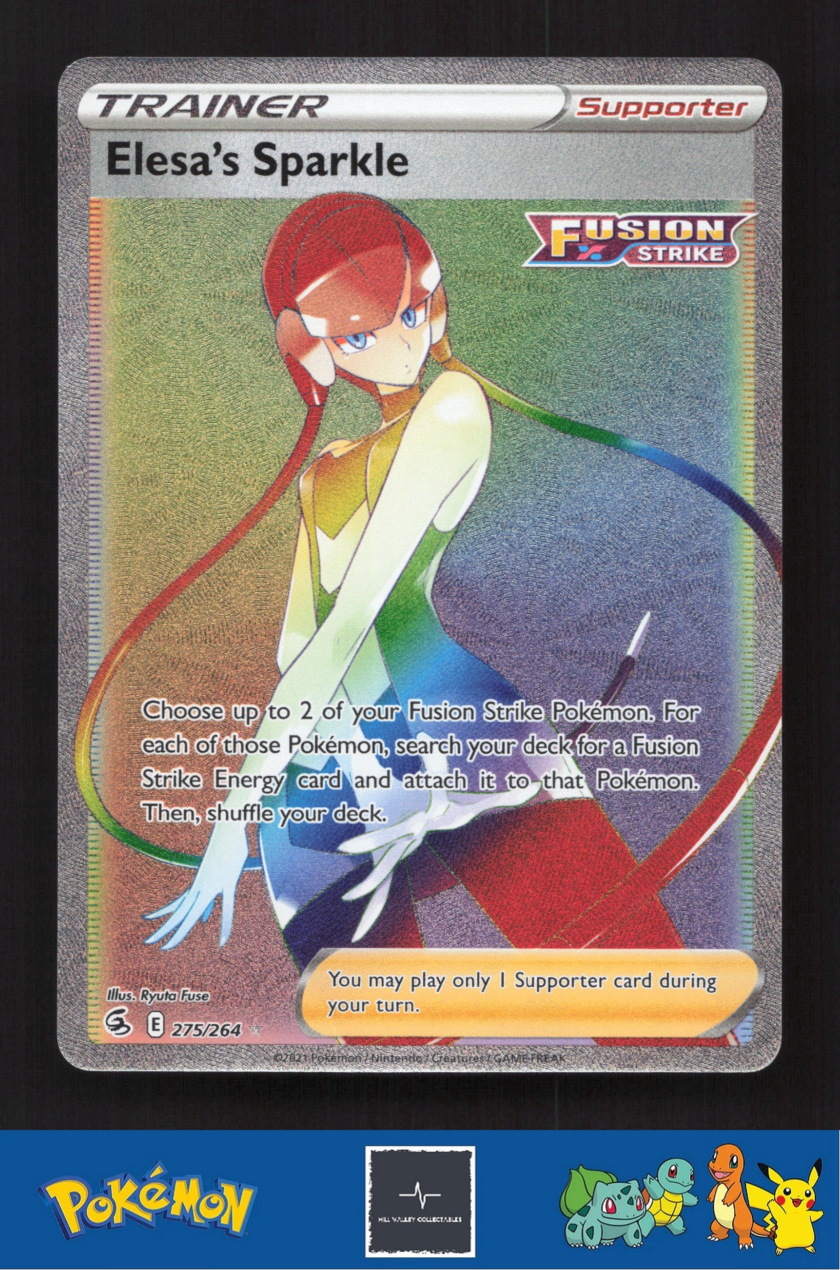 2021 Pokemon SWSH Fusion Strike 275/264 Elesa's Sparkle
