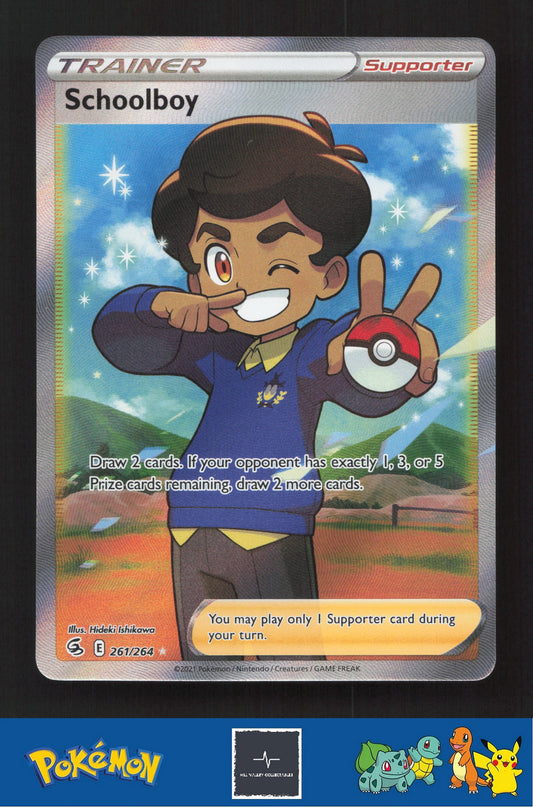 2021 Pokemon SWSH Fusion Strike 261/264 Schoolboy