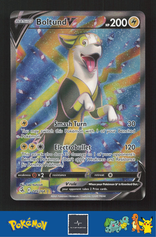 2021 Pokemon SWSH Fusion Strike 249/264 Boltund V