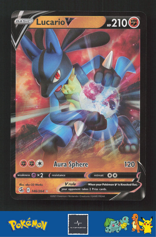 2021 Pokemon SWSH Fusion Strike 146/264 Lucario V