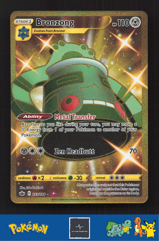 2021 Pokemon SWSH Chilling Reign 223/198 Bronzong