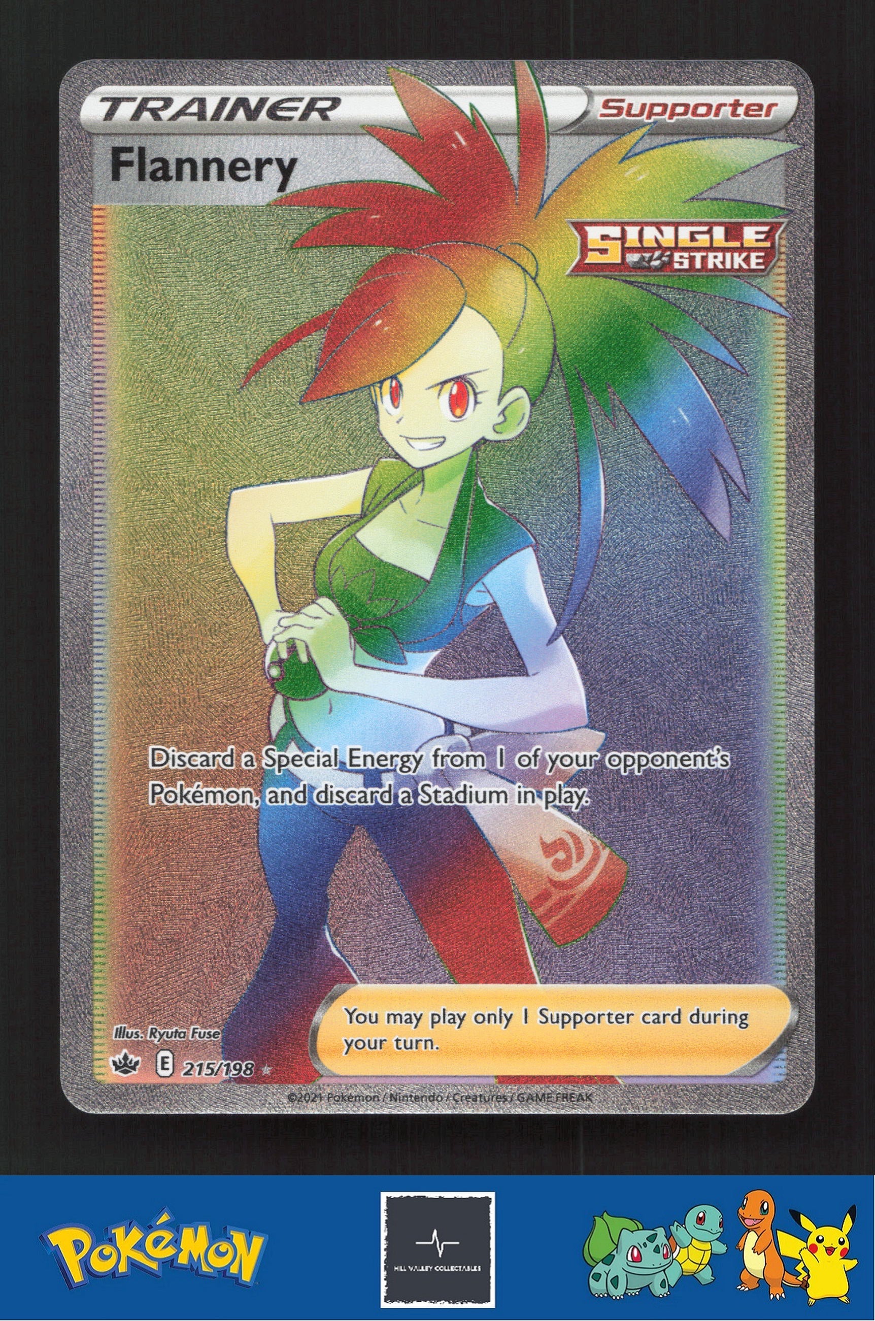 2021 Pokemon SWSH Chilling Reign 215/198 Flannery