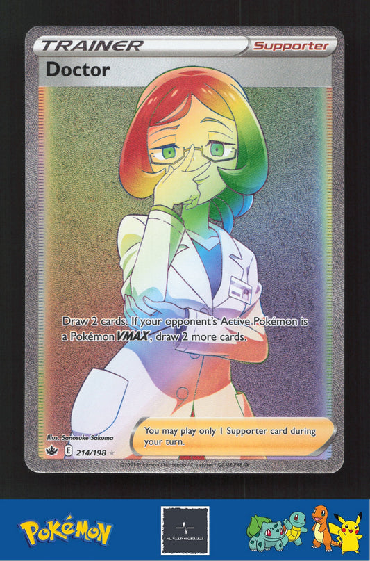 2021 Pokemon SWSH Chilling Reign 214/198 Doctor