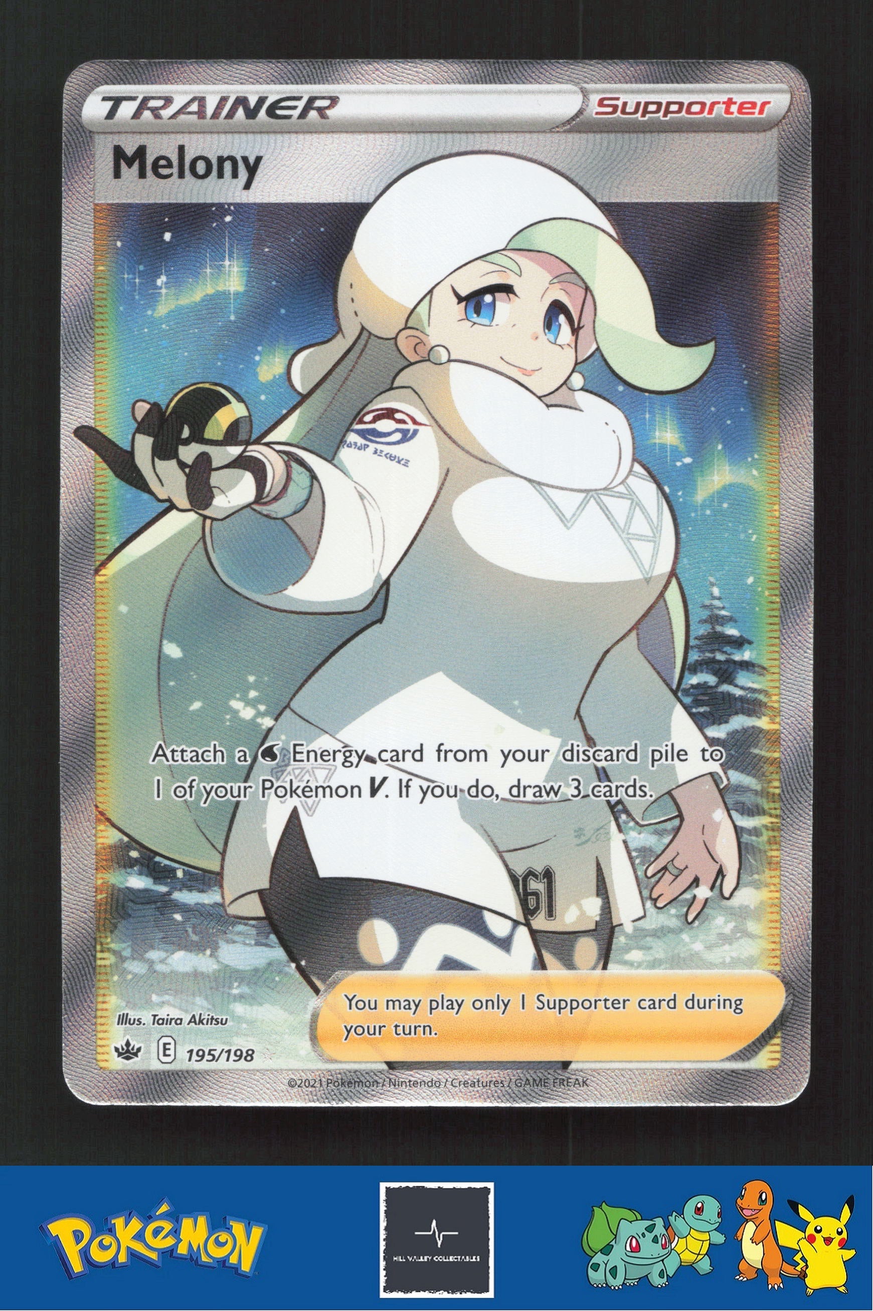 2021 Pokemon SWSH Chilling Reign 195/198 Melony