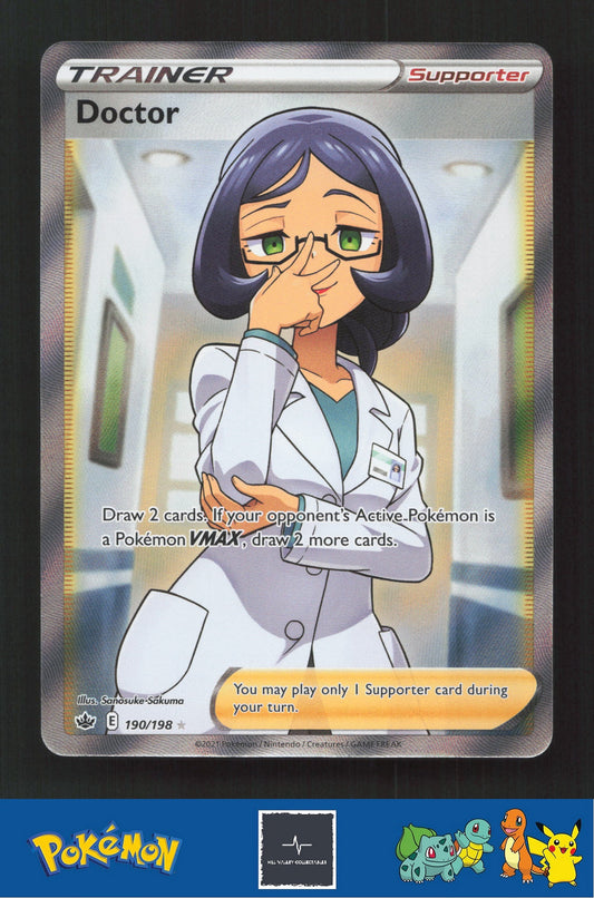 2021 Pokemon SWSH Chilling Reign 190/198 Doctor