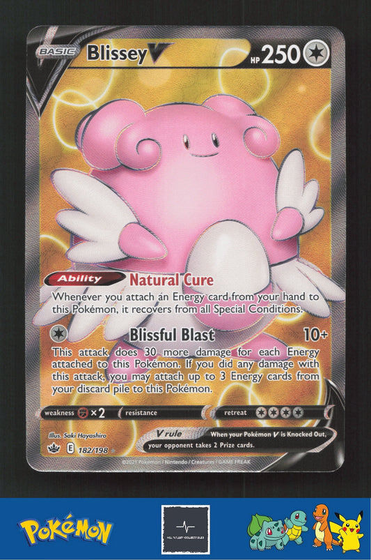 2021 Pokemon SWSH Chilling Reign 182/198 Blissey V