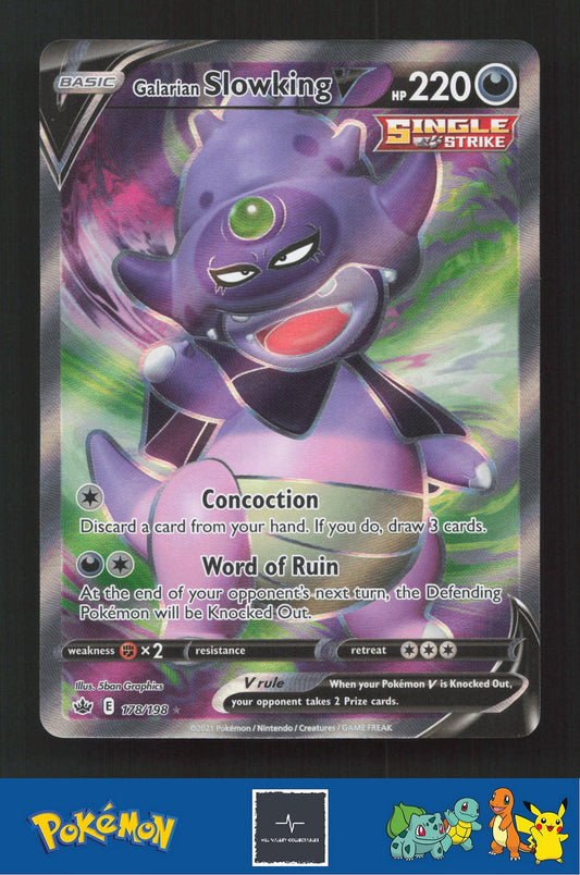 2021 Pokemon SWSH Chilling Reign 178/198 Galarian Slowking V
