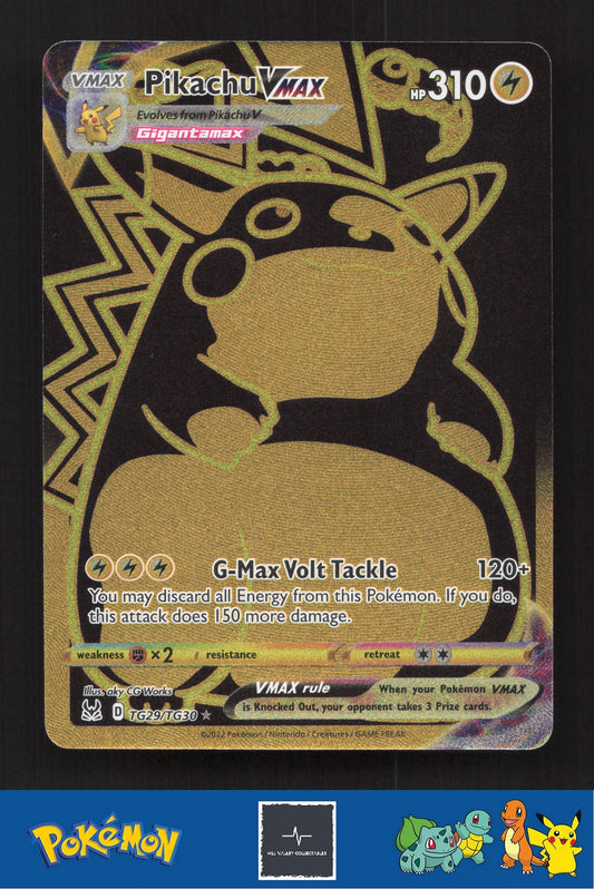 2022 Pokemon Lost Origin TG29/TG30 Pikachu VMAX